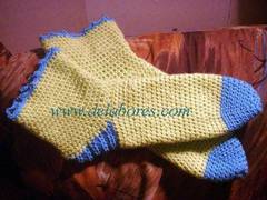 Calcetines de ganchillo, tejidos a crochet